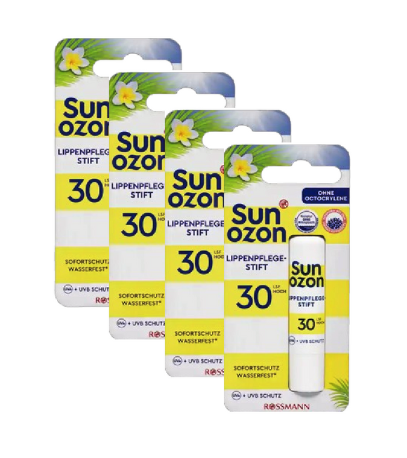 4xPack Sunozon Lip Balm SPF 30