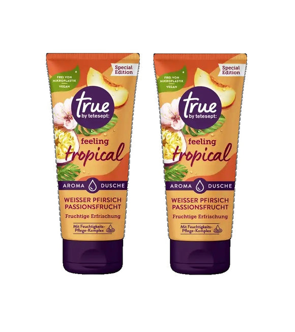 2xPack TRUE by Tetesept Aroma Shower Feeling Tropical - 400 ml