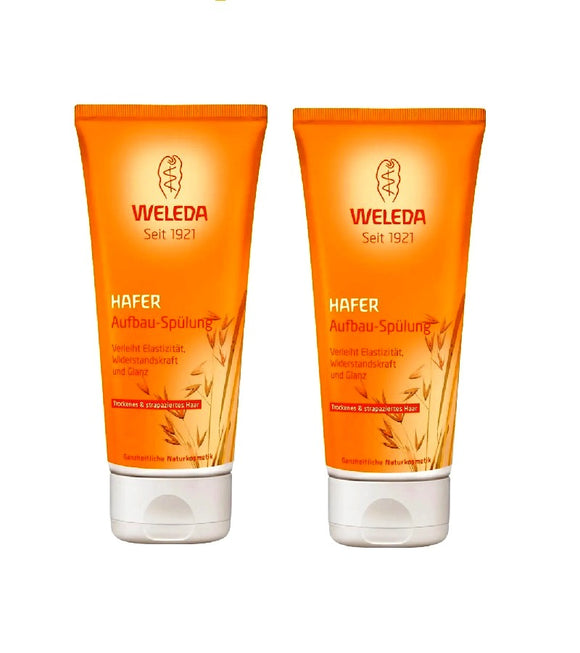 2xPack Weleda Oat Construction Flushing Hair Conditioner - 400 ml