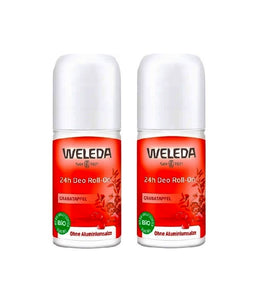 2xPack Weleda Pomegranate 24h Deo Roll-On - 100 ml