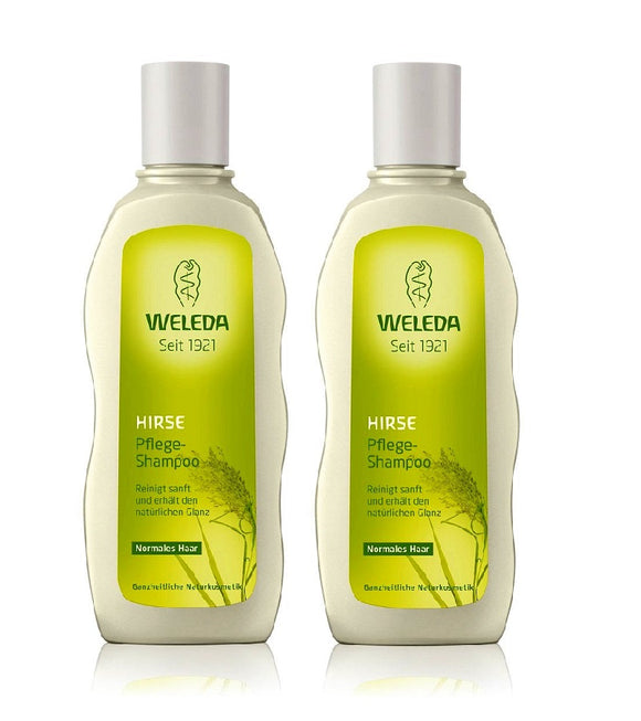 2xPack WELEDA Millet Hair Shampoo - 380 ml