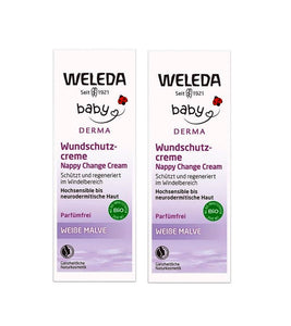 2xPack Weleda White Mallow Children's Wound Protection Cream - 100 ml