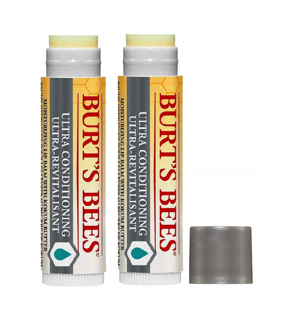 2xPack BURT'S BEES Ultra Conditioning Kokum Butter Lip Balm - 8.6 g