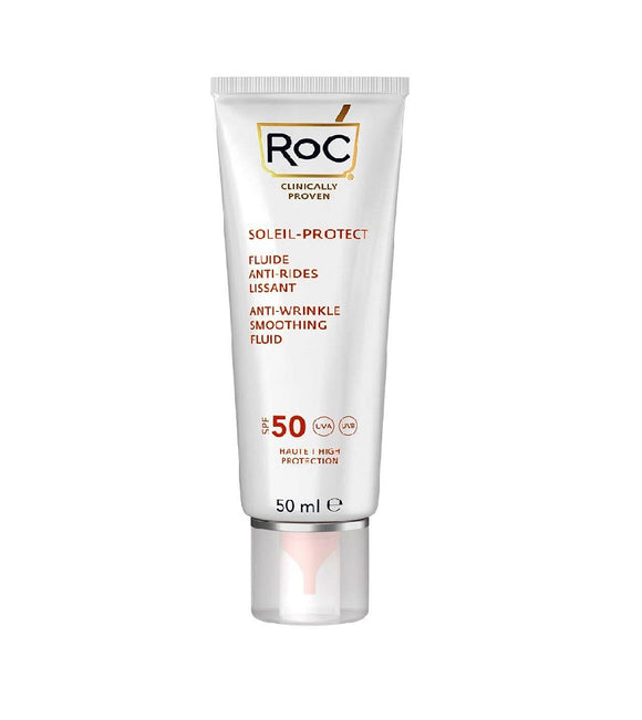 RoC SOLEIL-PROTECT ANTI-WRINKLE SMOOTHING FLUID SPF 50 - 50 ml