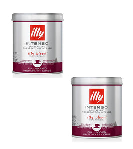 2xPack ILLY Espresso INTENSO - Intensive Roast Ground Coffee - 250 g