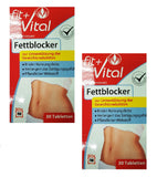 2xPack Fit + Vital Weight Loss Fat Blocker Tablets - 60 Tablets