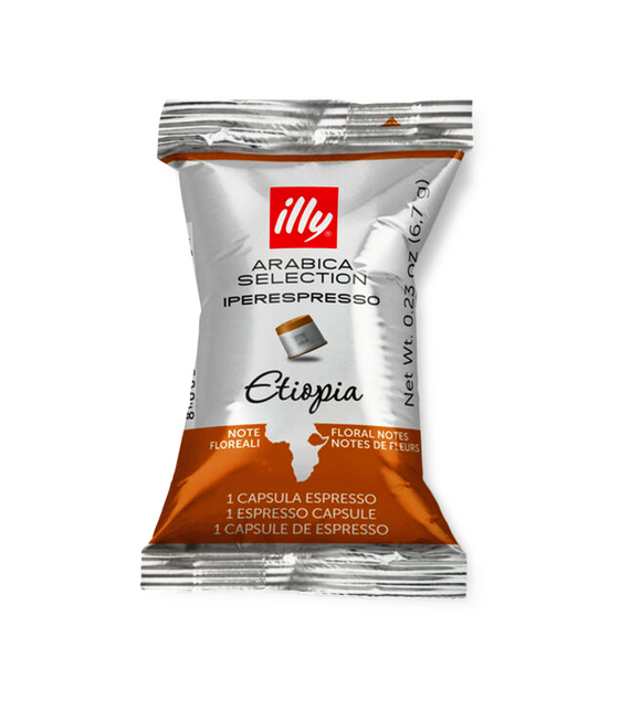 ILLY Iperespresso Arabica Selection Ethiopia Coffee Capsules - 100 Pieces