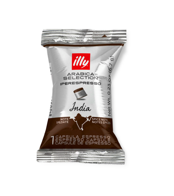 ILLY Iperespresso Arabica Selection India Coffee Capsules - 100 Pieces