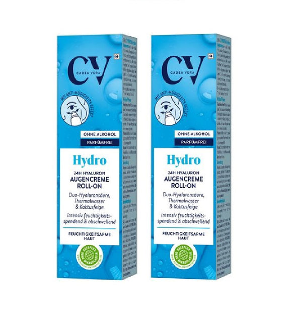 2xPack CV (CadeaVera) HYDRO 24H Hyaluron Eye Cream - 30 ml