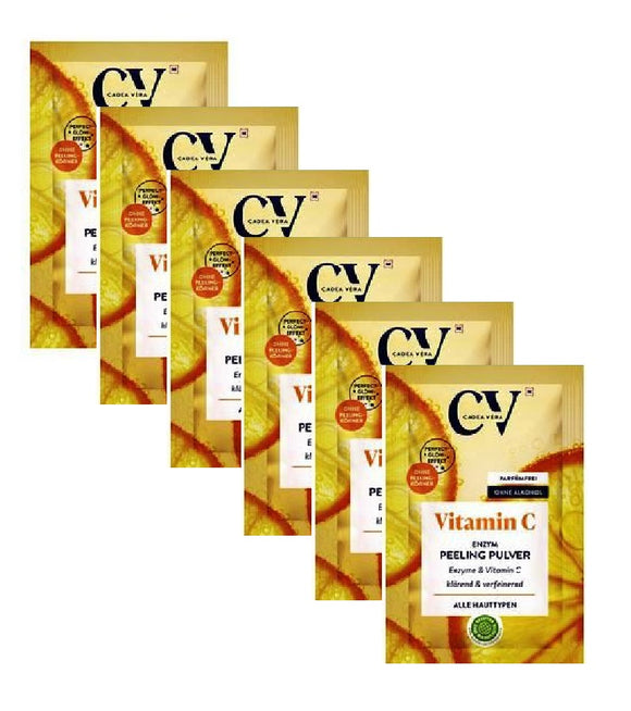 6xPack CV (CadeaVera) Vitamin C Enzyme Peeling Powder - 12 g