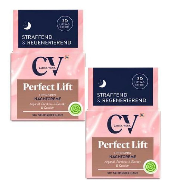 2xPack CV (CadeaVera) Perfect Lift Lifting Pro Night Cream - 100 ml