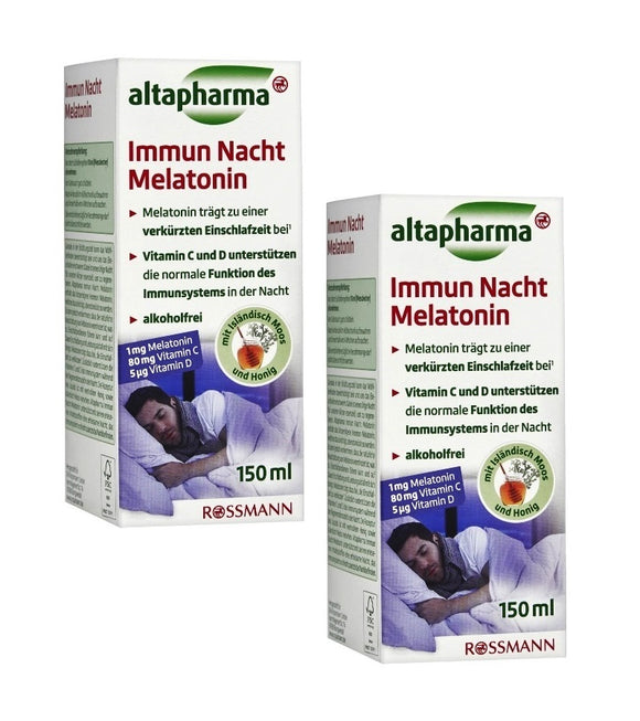 2xPack Altapharma Immune Night Melatonin - 300 ml
