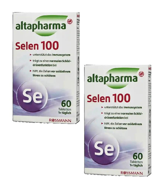2xPack Altapharma Selenium 100 - 120 Tablets