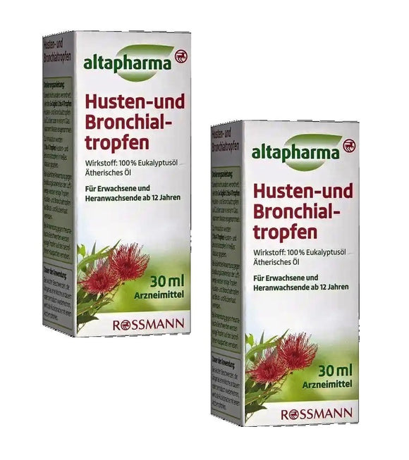2xPack Altapharma COUGH & BRONCHIAL DROPS - 60 ml