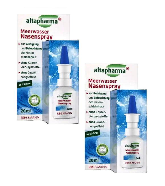 2xPacks Altapharma Seawater Nasal Spray - 40 ml