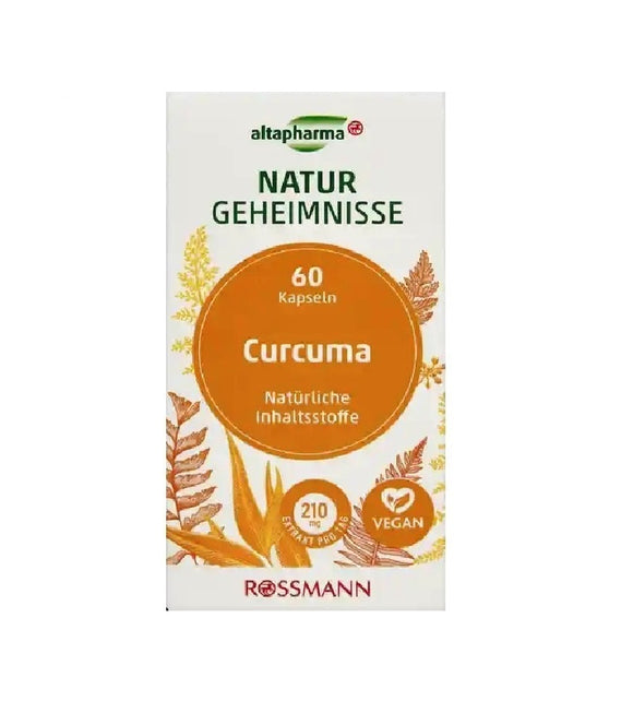 Altapharma Natural Secrets Turmeric Capsules - 60 Pcs