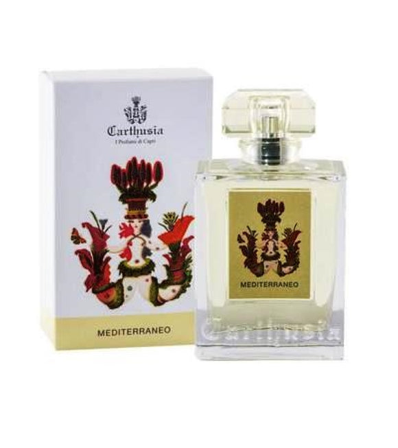 Carthusia Mediterrano Eau De Parfum with Citrus, Wild Mint, Jasmine And White Musk  - 50 or 100 ml