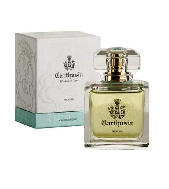 Carthusia Via Camerelle Citrus Perfume with Bergamot, Water Lily and Cedar Wood - 50 ml