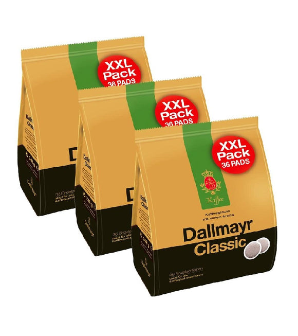 3xPacks Dallmayr Classic Coffee Pads - 108 Pads