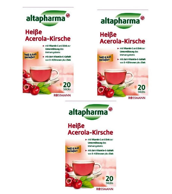 3xPack Altapharma Hot Acerola Cherry Dietary Sugar & Sweeteners - 300 g