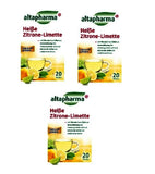3xPack Altapharma Hot Lemon-Lime Dietary Supplement Sugar & Sweeteners - 60 Sticks