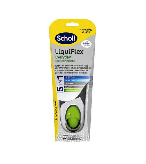 Scholl Liqui Flex Everyday Insole Pads - EU Size 41 - 46.5