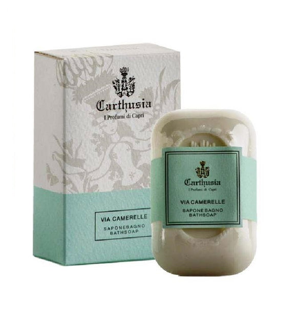 Carthusia Via Camerelle  Aromatic Face & Body Soap with Bergamot, Nymph and Cedar Wood - 125 g