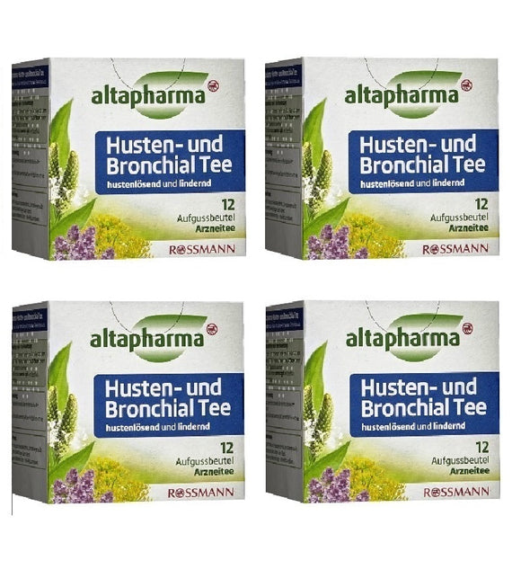 4xPack Altapharma Cough and Bronchial Tea - 48 Bags