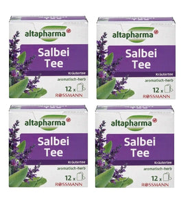 4xPack Altapharma Sage Medicinal Tea - 48 Bags