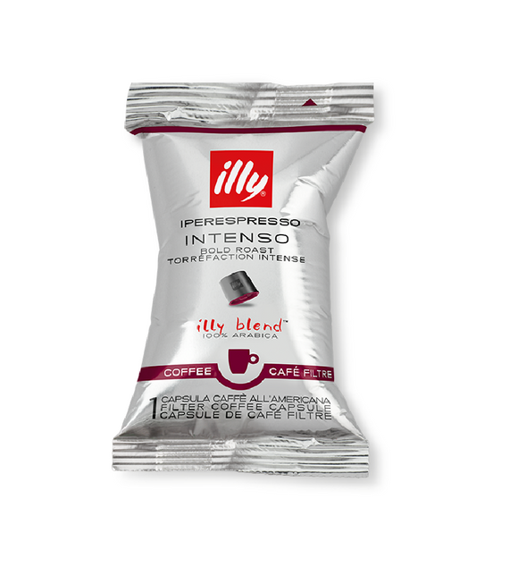 ILLY Iperespresso INTENSO Intensive Roasting Coffee Capsules - 100 Pieces