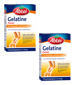 2xPack Abtei Gelatin Powder for Healthy Bones and Muscles - 500 g