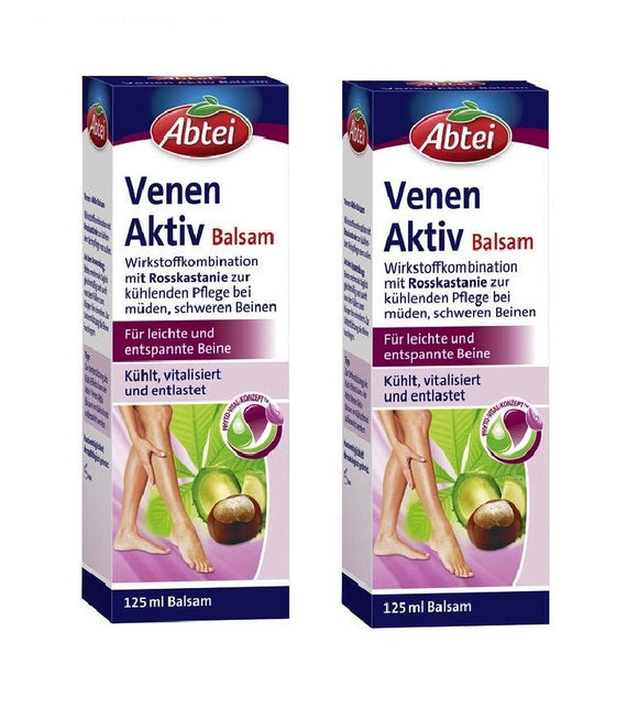 2x Packs ABTEI Veins Active Balm for Cooling Light and Relaxed Legs - Eurodeal.shop
