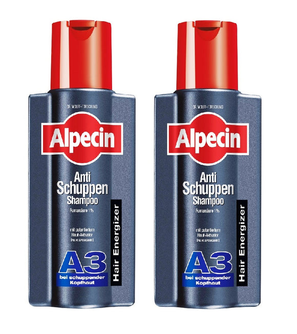 2xPacks Alpecin Anti-Dandruff Shampoo Active A3 - 500 ml