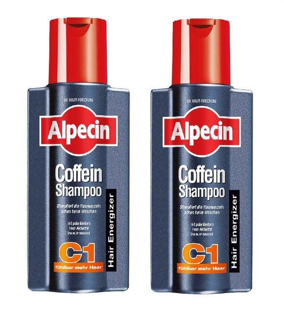 2xPacks Alpecin Caffeine Shampoo C1 - 500 ml