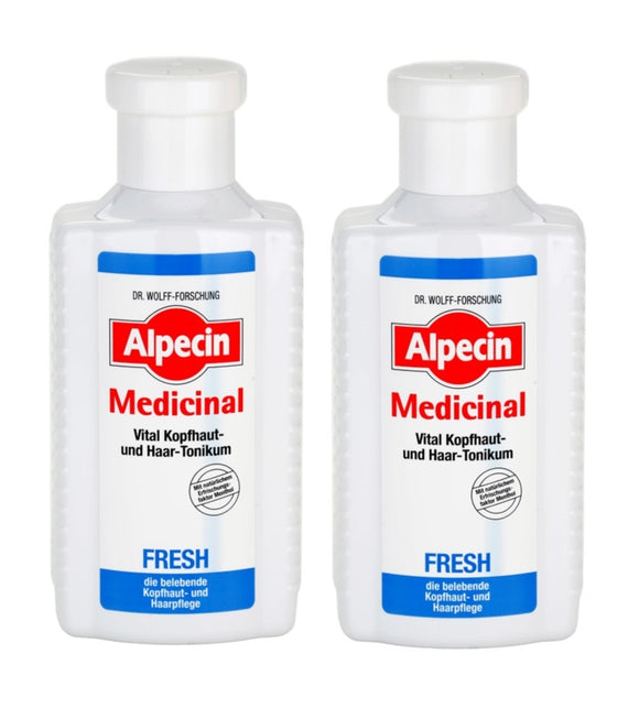 2xPacks Alpecin Fresh Hair Lotion - 400 ml