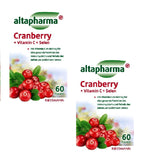 2xPack Altapharma Cranberry + Vitamin C + Selenium -120 Capsules