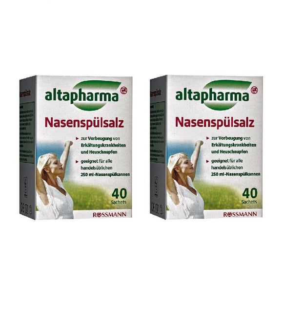 2xPack Altpharma Nasal Rinsing Salt - 80 Sachets