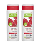 2xPack Alterra Organic Rose Shower Gel - 500 ml