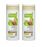 2xPack Alterra Organic Jojoba & Almond Sensitive Shampoo - 400 ml