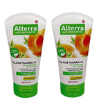 2xPack Alterra Organic Apricot & Wheat Treatment for Shiny Hair - 300 ml