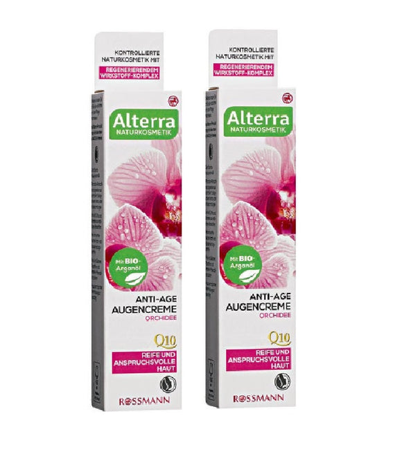 2xPack Alterra Orchid Anti-age Q10 Eye Cream - 30 ml