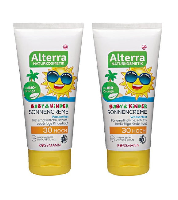 2xPack Alterra Baby & Children Sunscreen SPF 30 - 150 ml