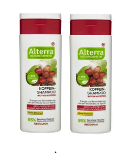2xPack Alterra Biotin & Caffeine Shampoo - 400 ml