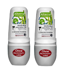 2xPack Alterra Invisible Deodorant Roll-On - 100 ml