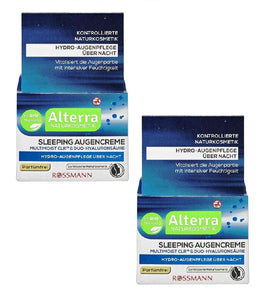 2xPack Alterra Hydro Multi-moist Care Sleeping Eye Cream - 30 ml