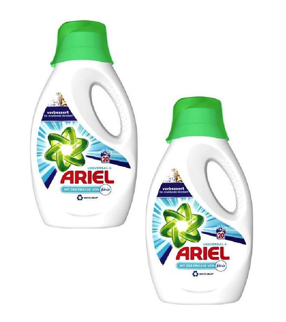 2xPack Ariel Color Detergent Liquid Febreze - 40 WL
