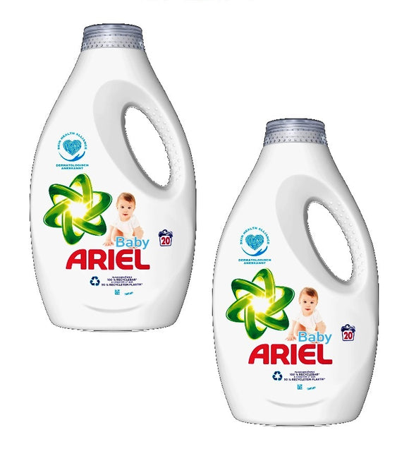 2xPack Ariel Baby Color Detergent Liquid - 40 WL