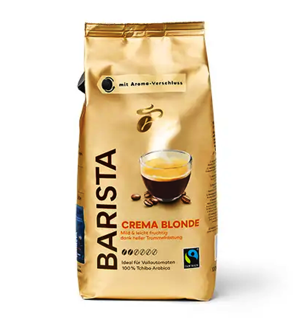 BARISTA from Tchibo Crema Blonde Whole Coffee Beans - 1 Kg