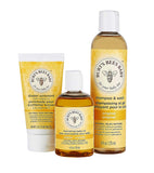 BURT'S BEES Baby Bee Bundle 3-Piece Set for Naurally Nourish, Cleanse and Moisturize Baby Skin