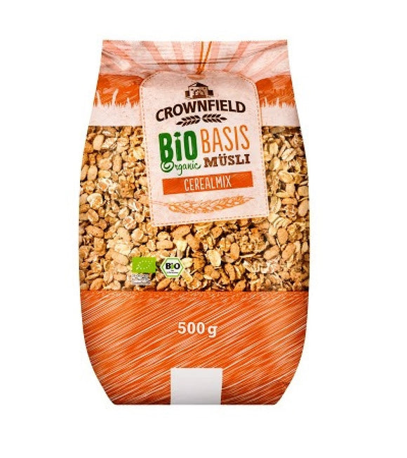 Crownfield Bio Organic Basic Museli Breakfast Cereal  - 500 g